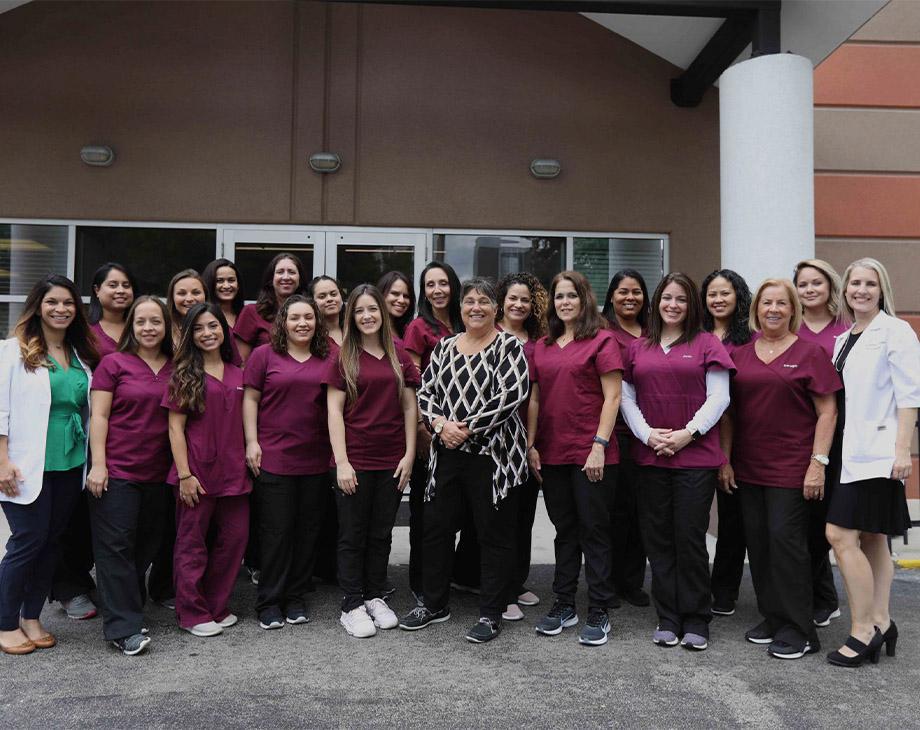 Downtown Dermatology staff team photo